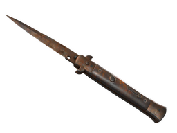 Faca Stiletto (★) | Revestimento Enferrujado (Veterana de Guerra 0.87)